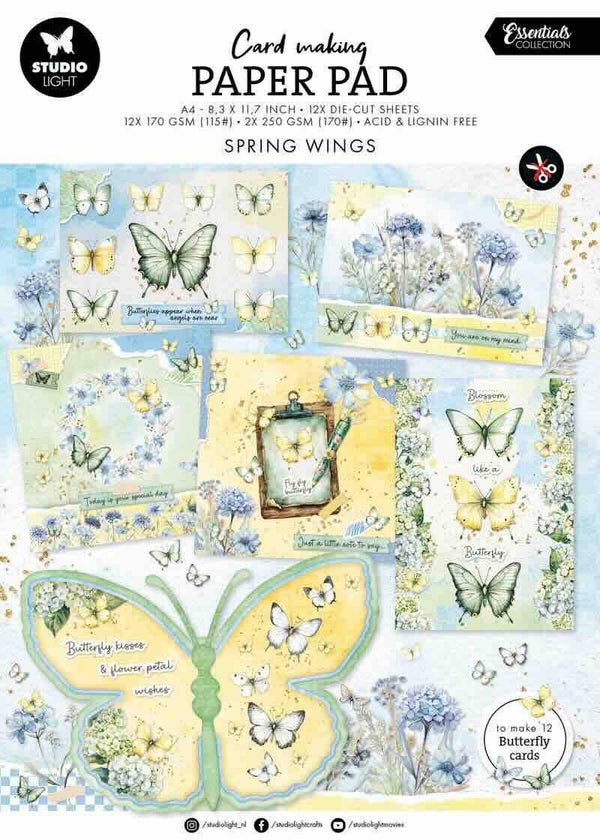SL-ES-CMP24 card making pad - spring wings