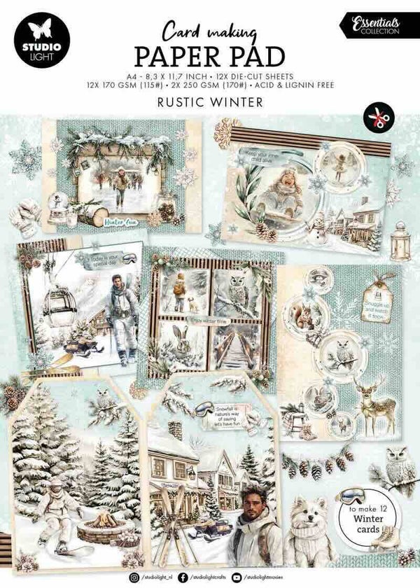 SL-ES-CMP45 card making pad - rustic winter