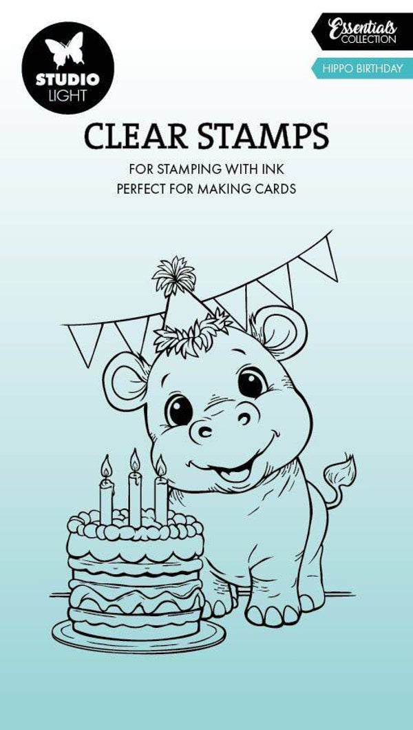 SL-ES-STAMP950 Hippo birthday