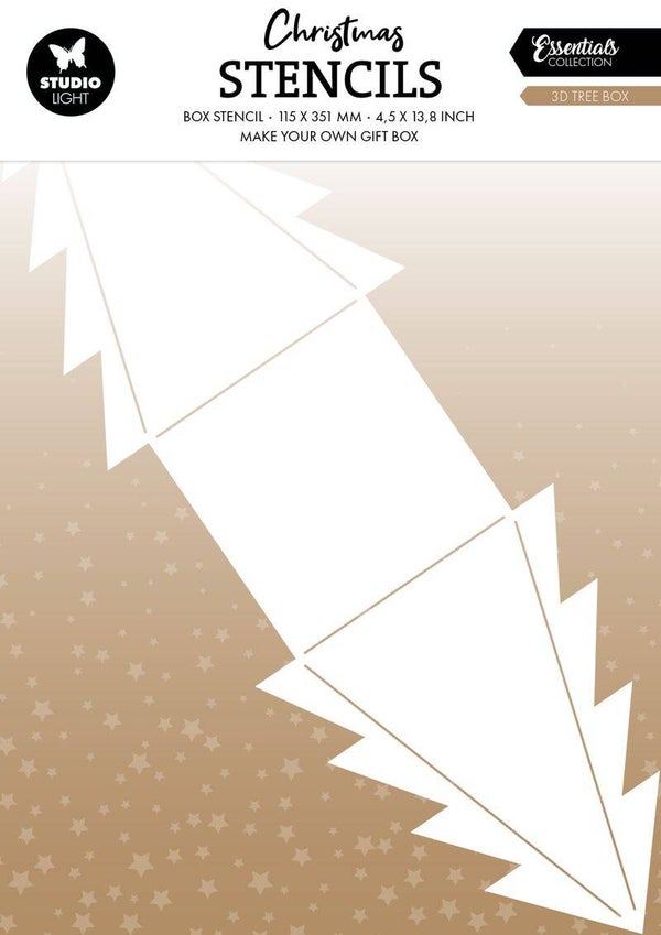 Box stencil - 3D tree box