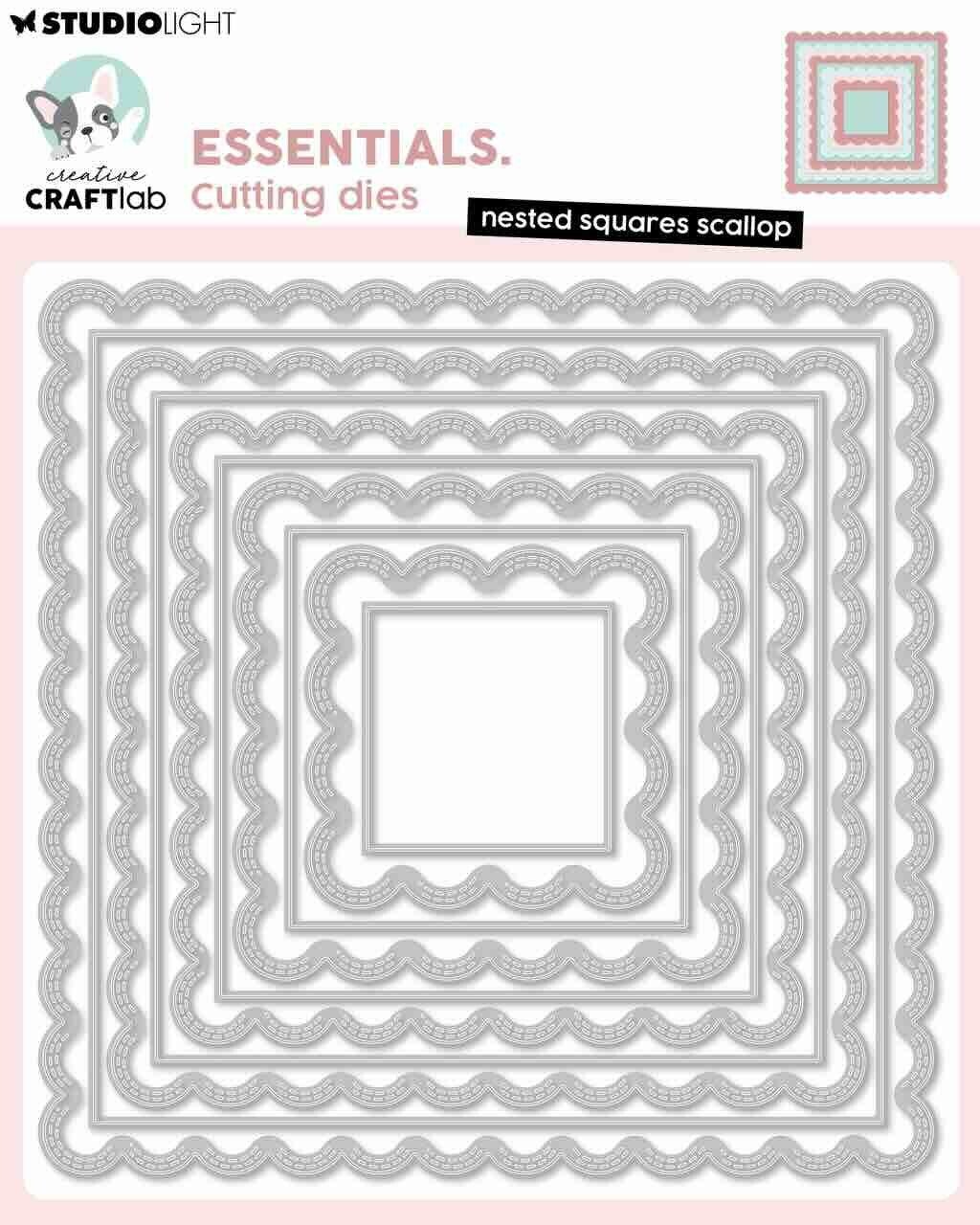 CCL-ES-CD1126 nested squares scallop