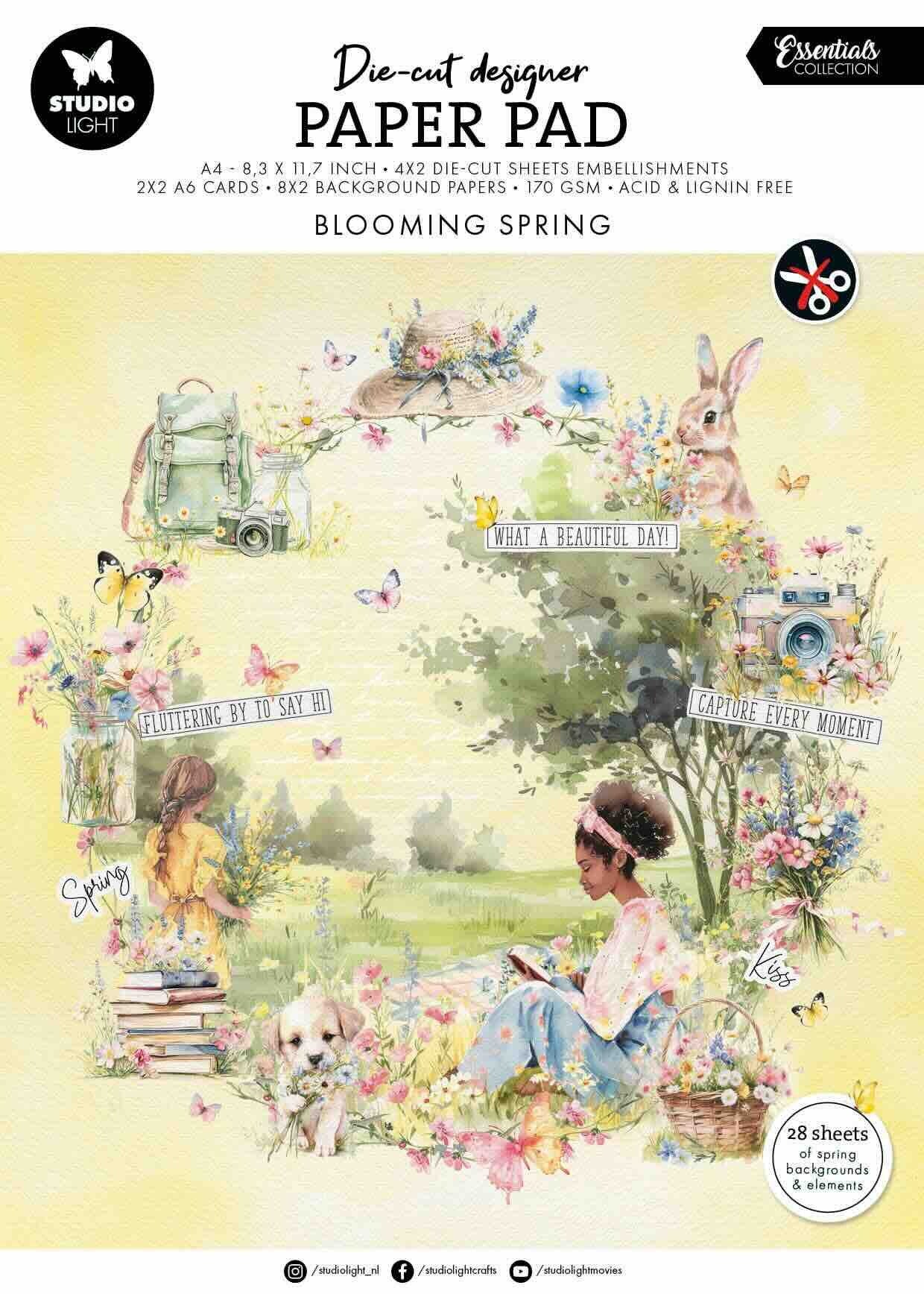 SL-ES-DCPP272 Die-cut designer paper pad - blooming spring