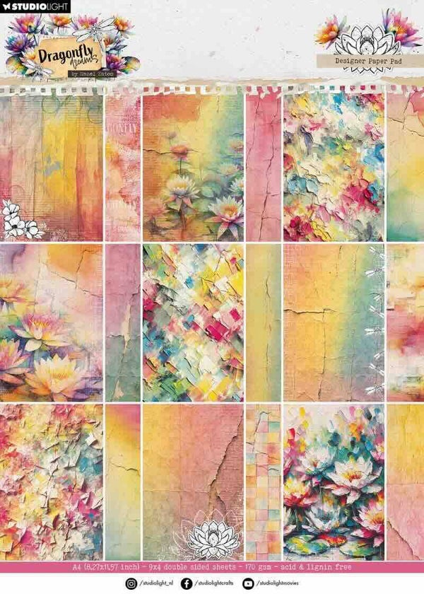 HE-DD-DPP405 paper pack A4 - dragonfly dreams
