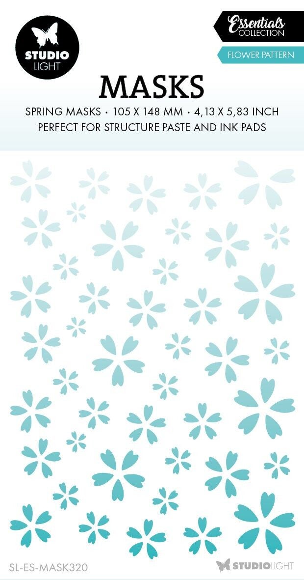 SL-ES-MASK320 A6 mask - flower pattern