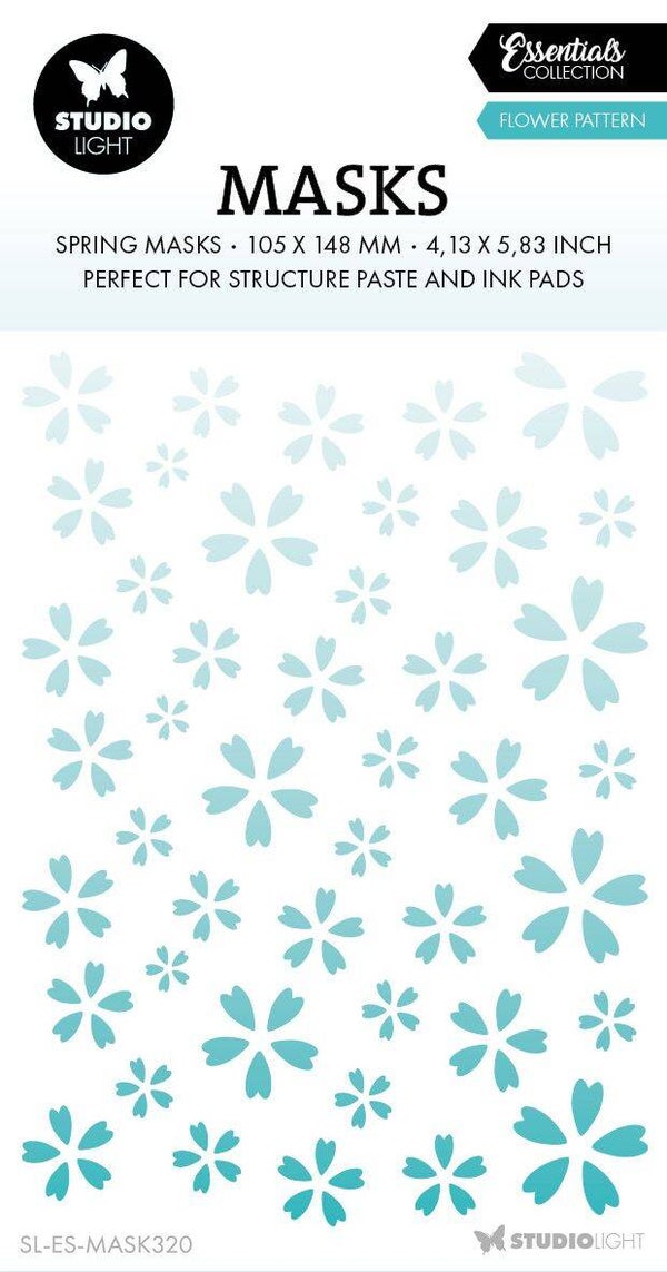 SL-ES-MASK320 A6 mask - flower pattern