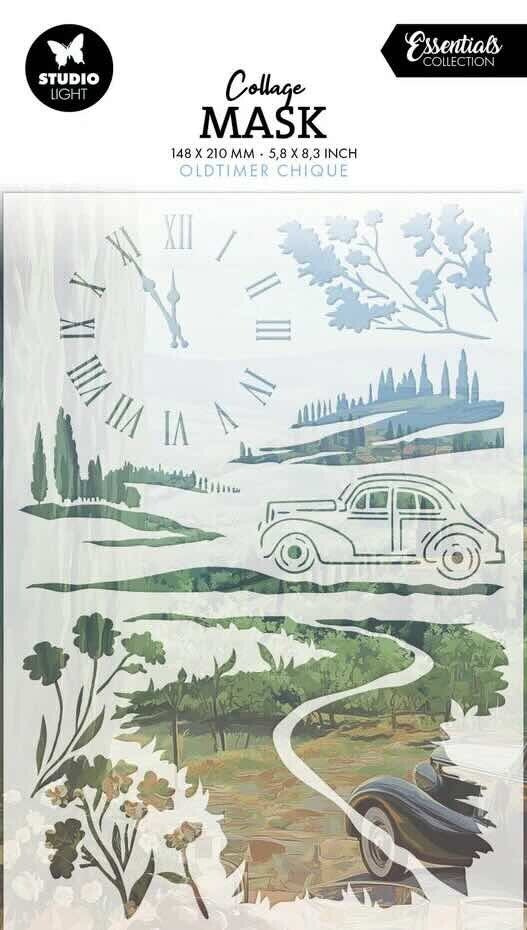 SL-ES-MASK365 collage mask - oldtimer chique