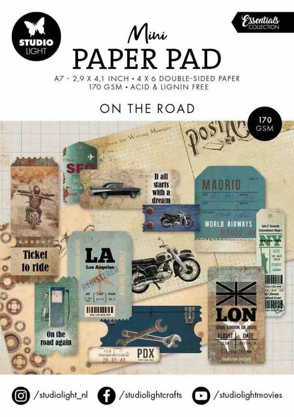 SL-ES-DPP212 mini paper pad A7 - on the road