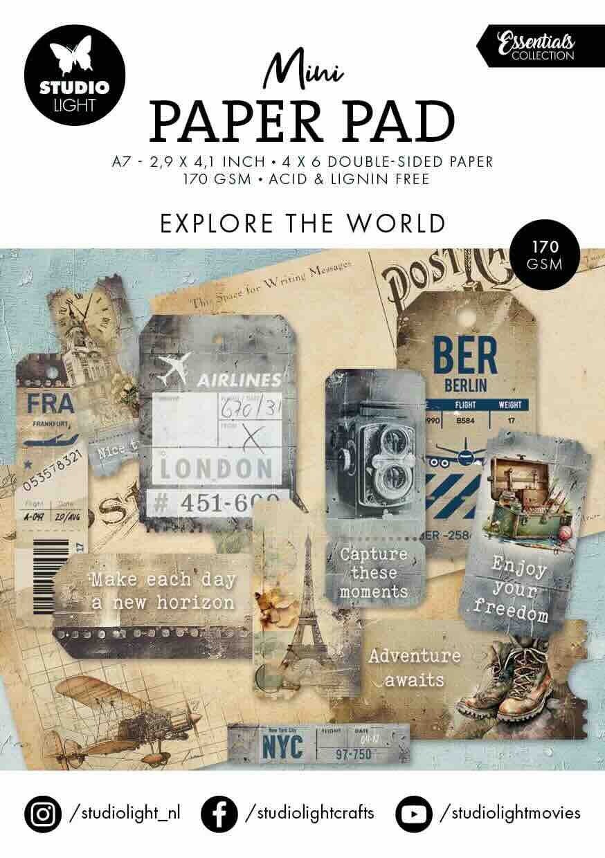 SL-ES-DPP304 mini paper pad A7 - explore the world