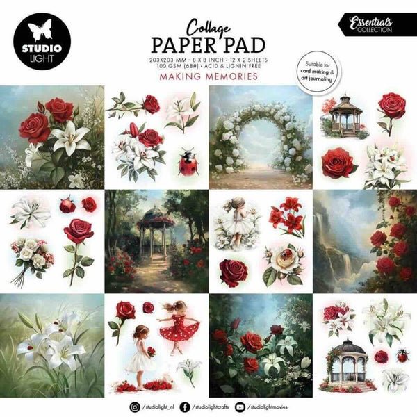 SL-ES-CPP378 collage paper pad 20 x 20 cm - making memories