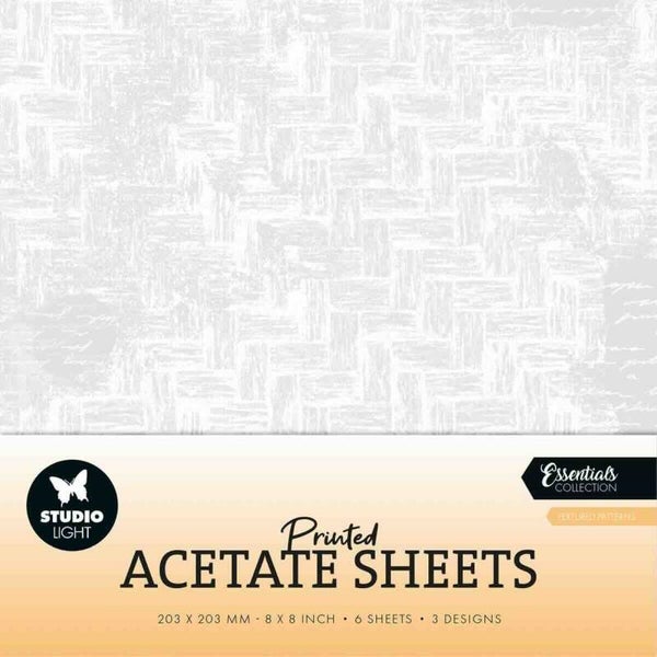 SL-ES-ACS11 printed acetate sheets - textured patterns