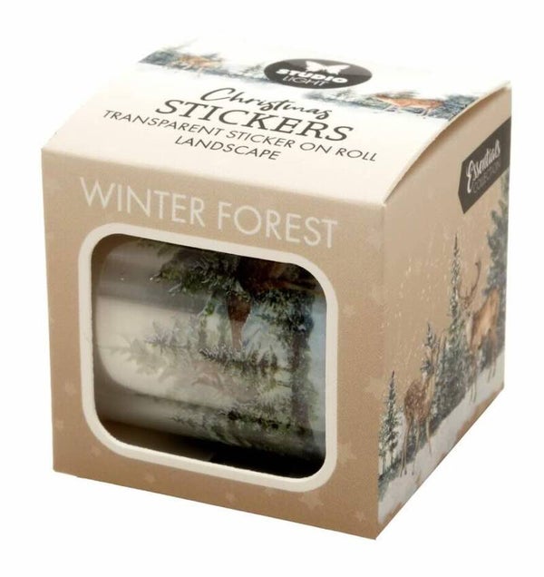 SL-ES-STIC49 stickers op rol - winter forest