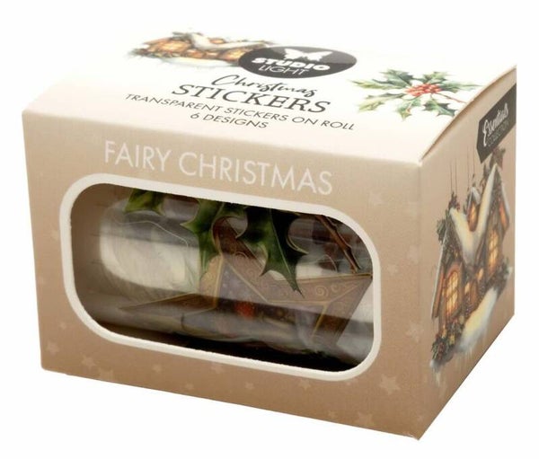 SL-ES-STIC50 stickers op rol - fairy christmas