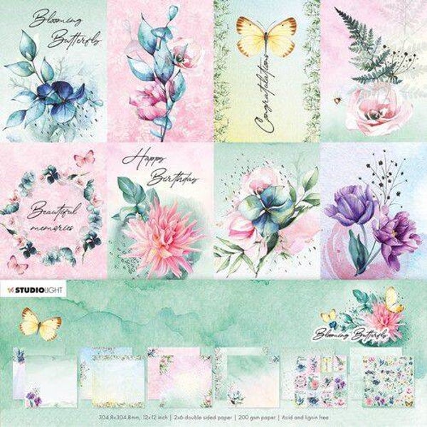 SL-BB-PS20 scrap set blooming butterfly