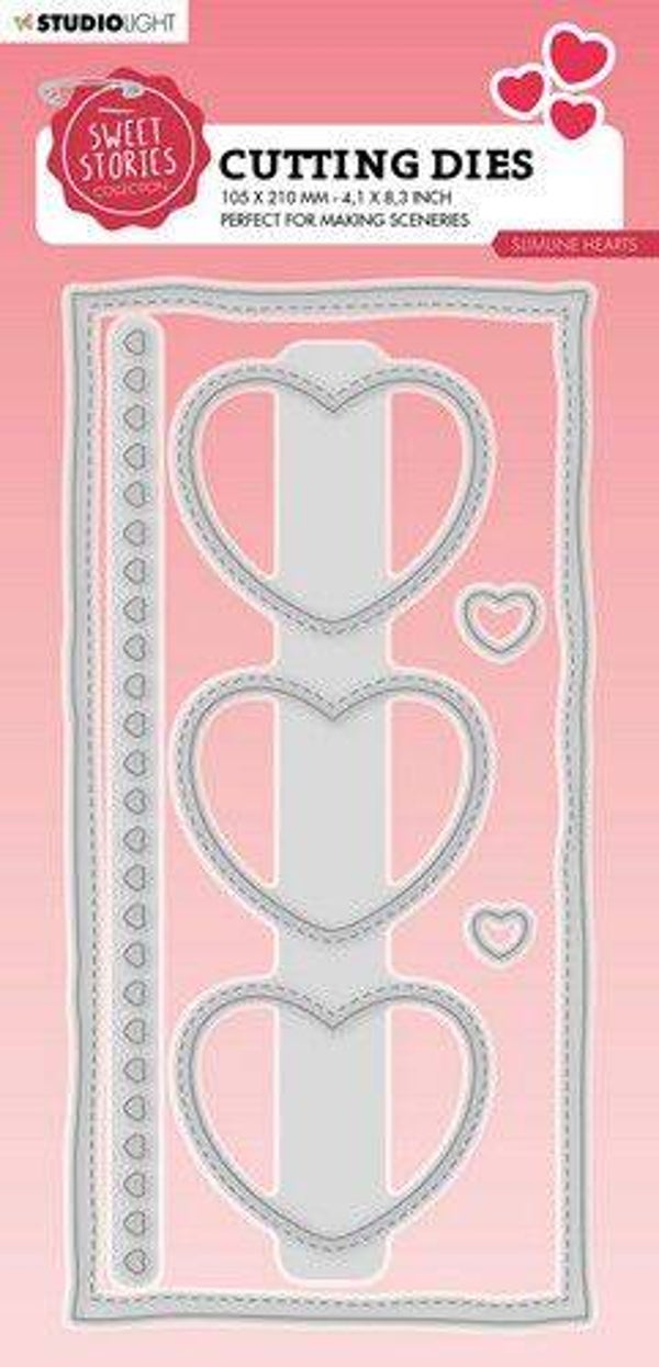 SL-SS-CD458 slimline hearts