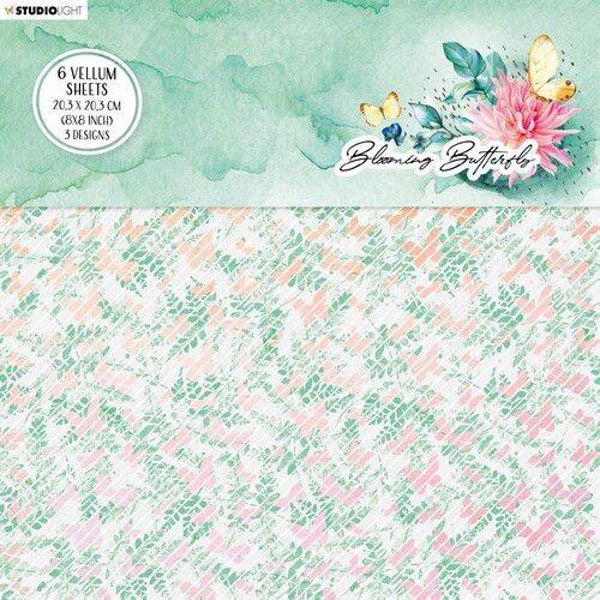 SL-BB-VES03 vellum set blooming butterfly