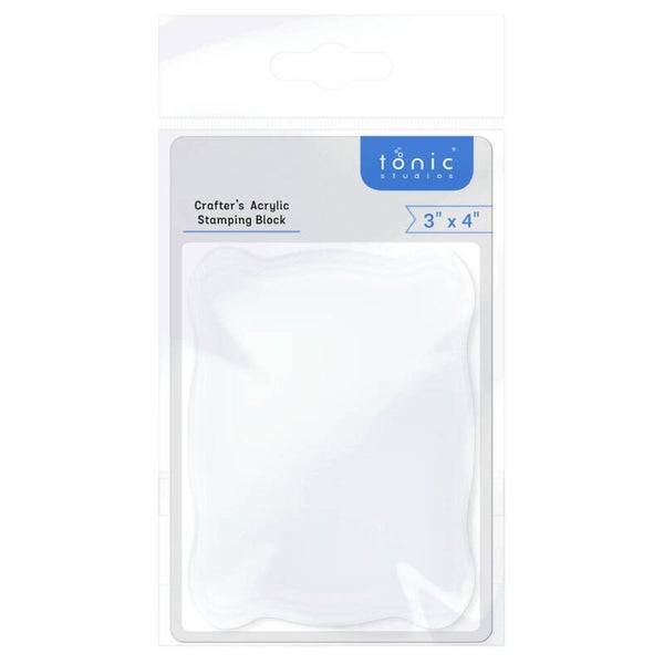 Acryl stempelblok - 7,5 x 10 cm