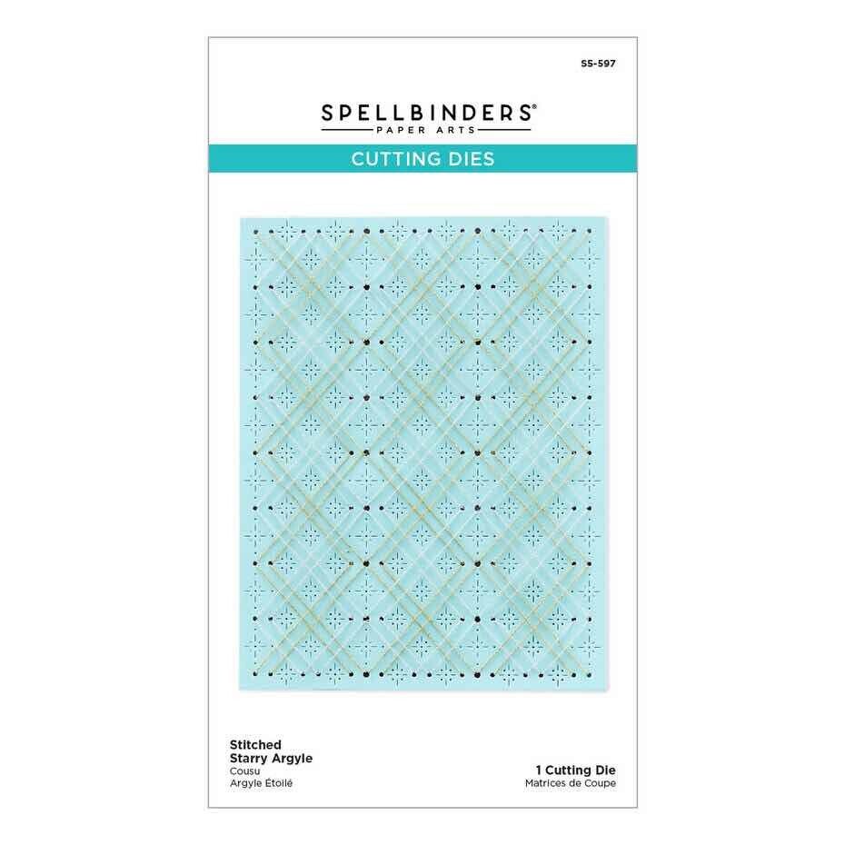 S5-597 stitched starry argyle