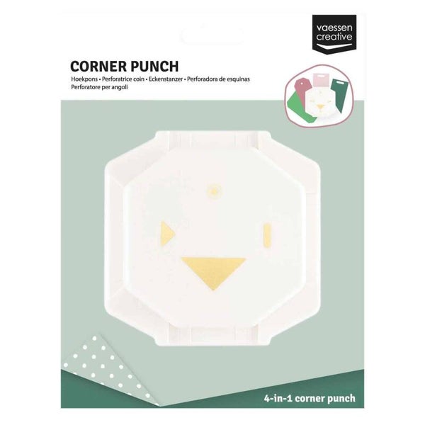 4-in-1 hoekpons - retro labels