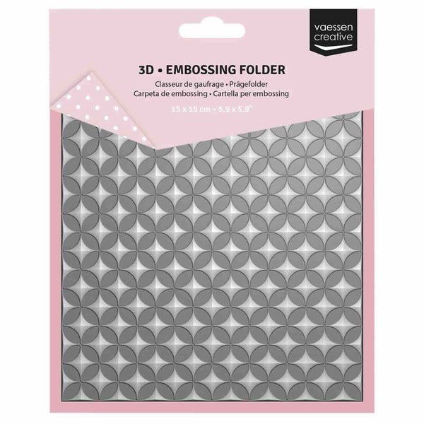 3625-0114 3D embossing folder - grafische sterren