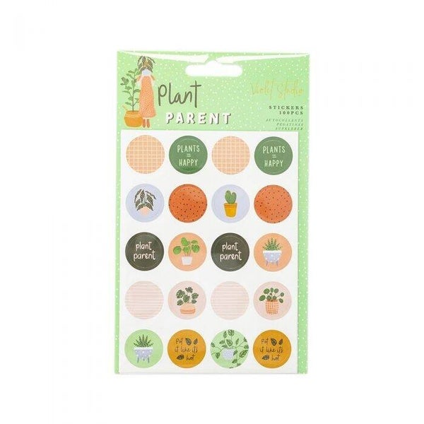 VS-PLTPAR-011 mini stickers - plant parent