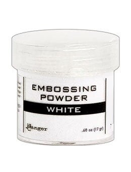 Ranger embossing powder - white
