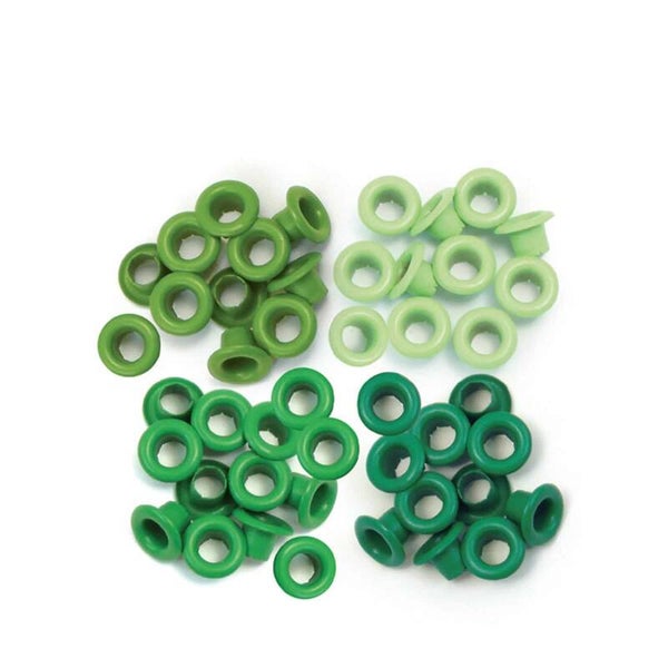 Eyelets - green