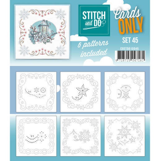 COSTDO10045 stitch & do cards only set nr.45