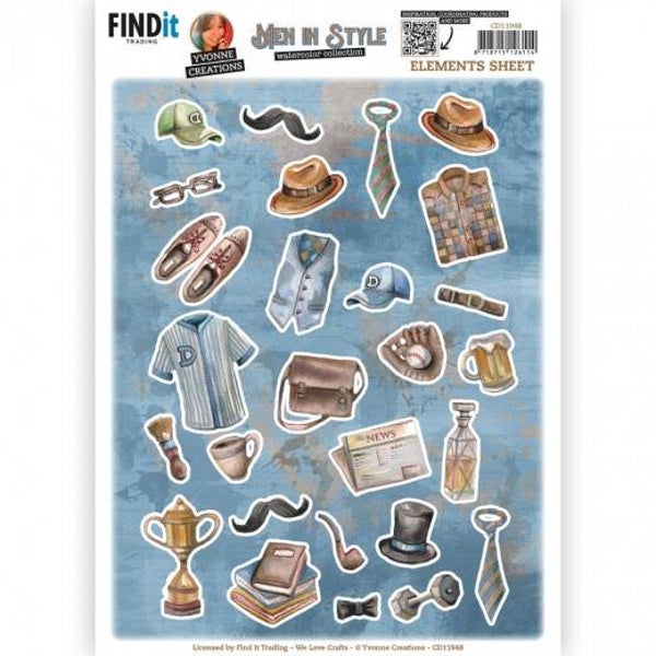 CD11948 men in style - small elements B