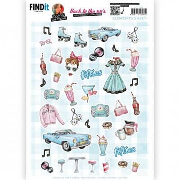 CD12049 back to the 50's small elements A