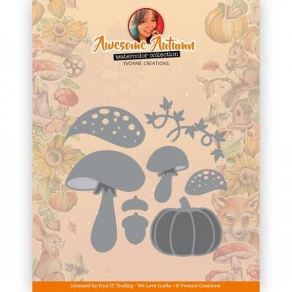 YCD10325 autumn mushrooms