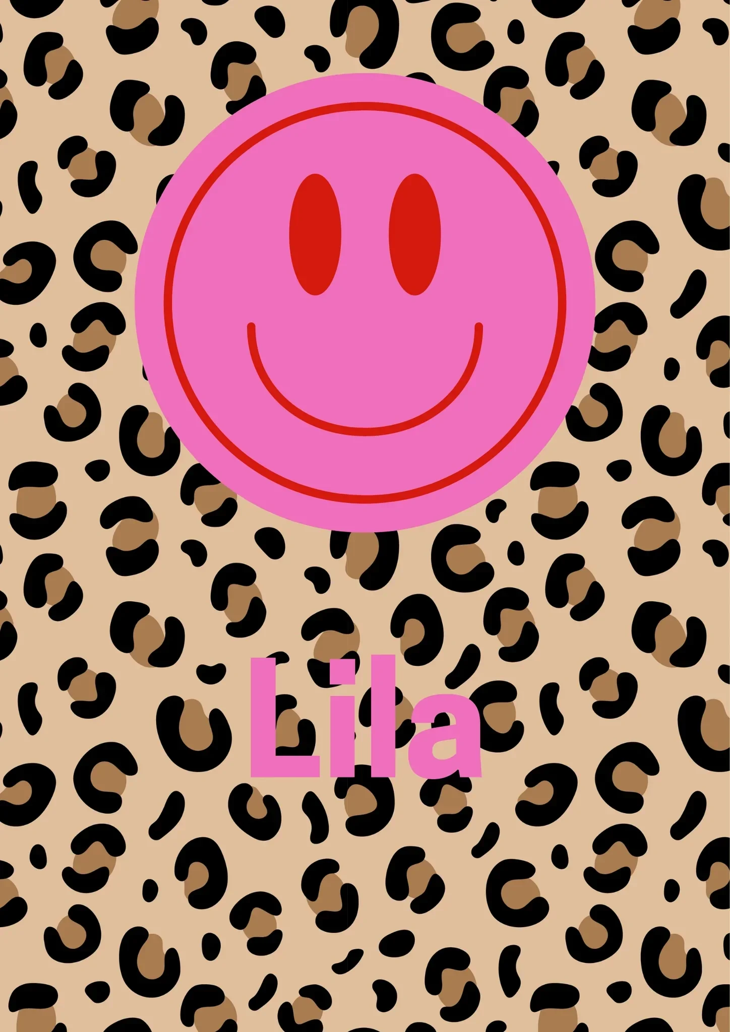 Poster Smiley Gepersonaliseerd