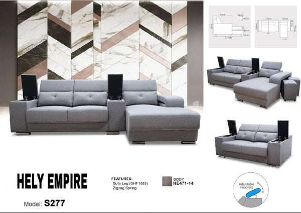 SOFA L-SHAPE ADJUSTABLE