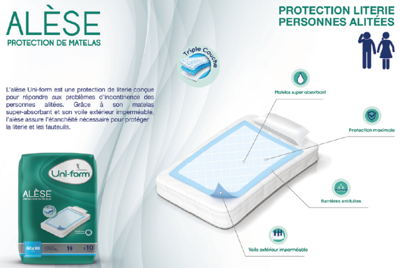 alèse  protection de matelas cashotel