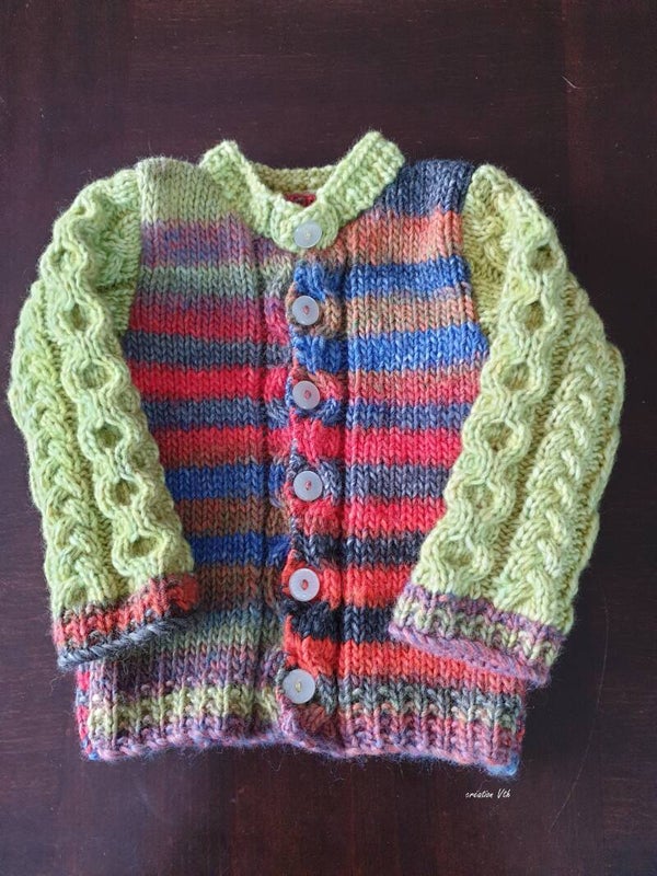 Gilet bi matière