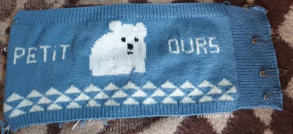 Bonnet réalisé pour un anniversaire