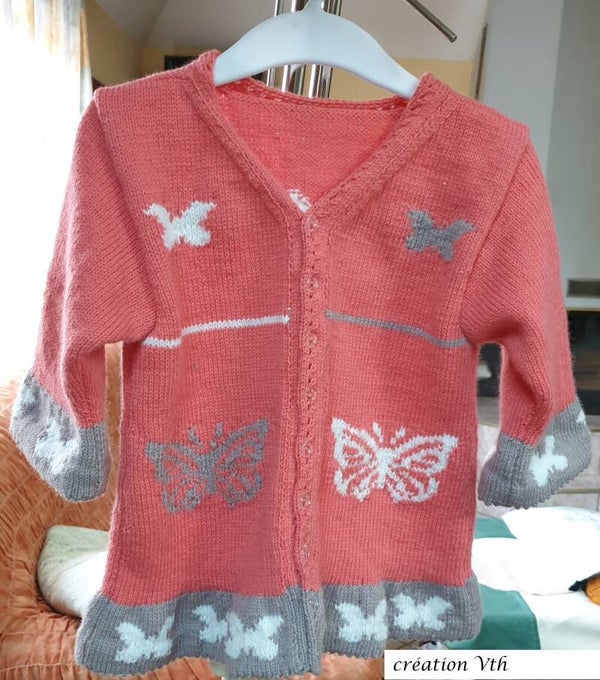 Gilet papillons