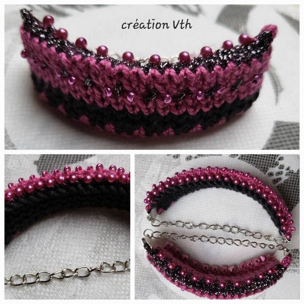 Lune "perles de rose"