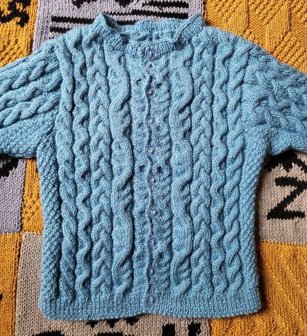Gilet turquoise commandé