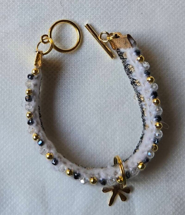 "Bleu d'or libellule" B-VTH 106