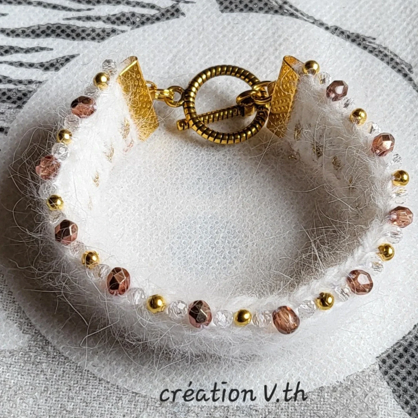 "Blanc-or-angé" modèle couronne B-VTH 85