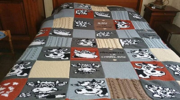 Plaid "vaches"