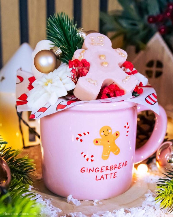 🍪 Mug Rose Bonhomme Pain d’Épices — Pain d’Épice