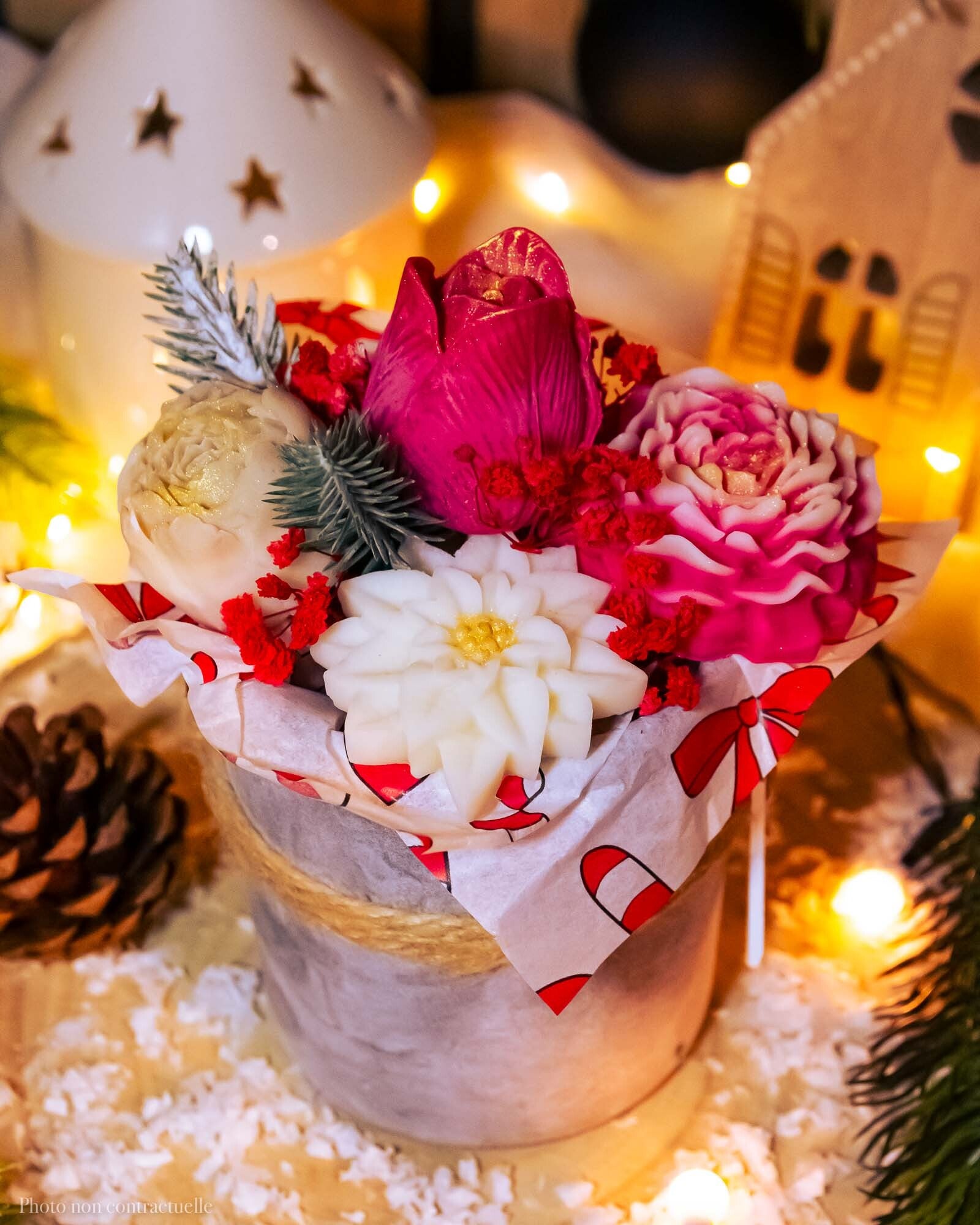 ⭐ Pot Gris + Étoile - Sapin de Noël