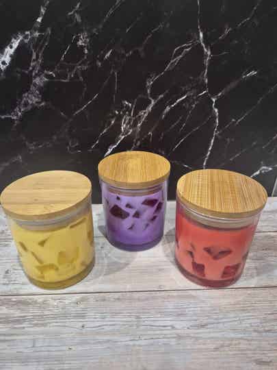 Iced Matcha Latte Kerze