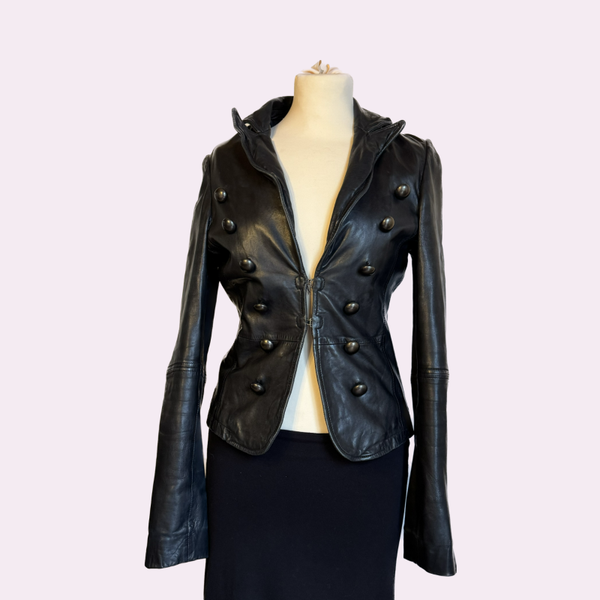 IKKS leather jacket