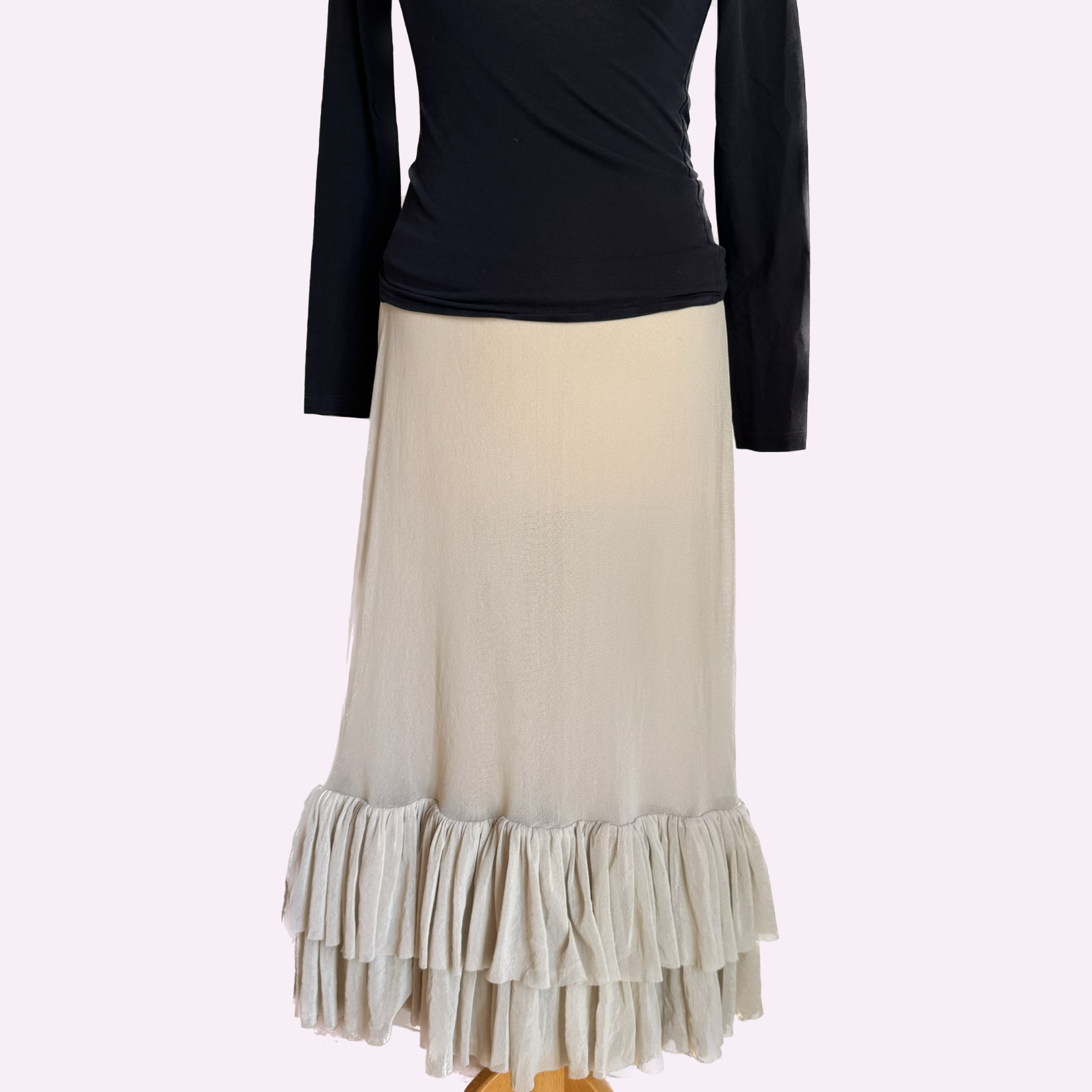 Sheer skirt