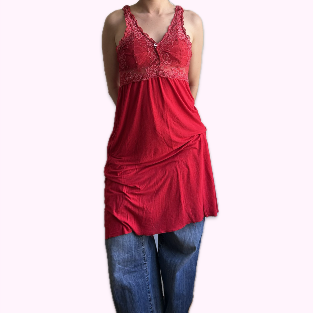 Red nightgown