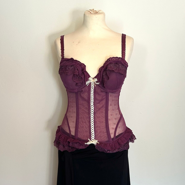 Purple corset