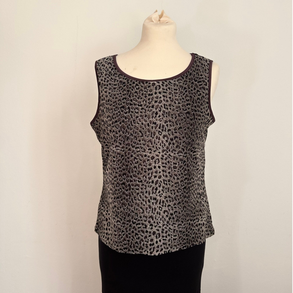 Vintage leopard top