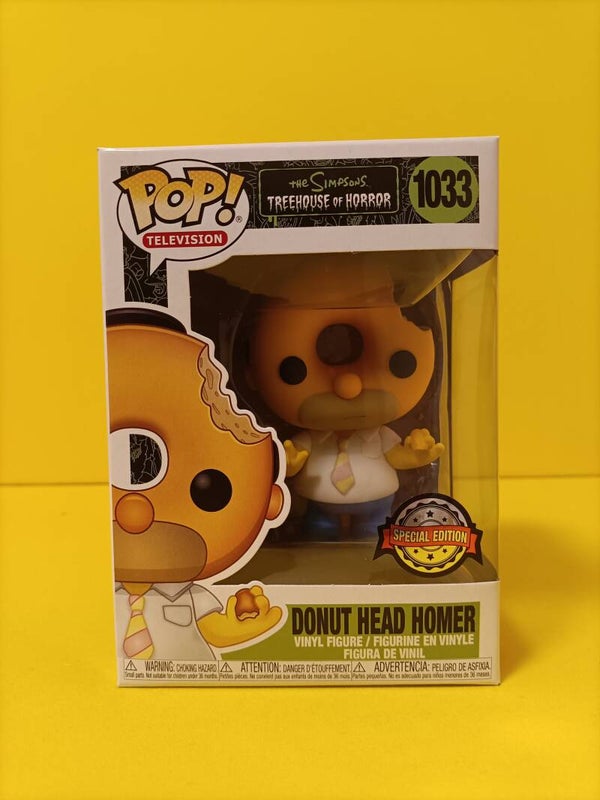 Television Funko Pop 1033 Donut Head Homer - The Simpsons Treehouse of Horror